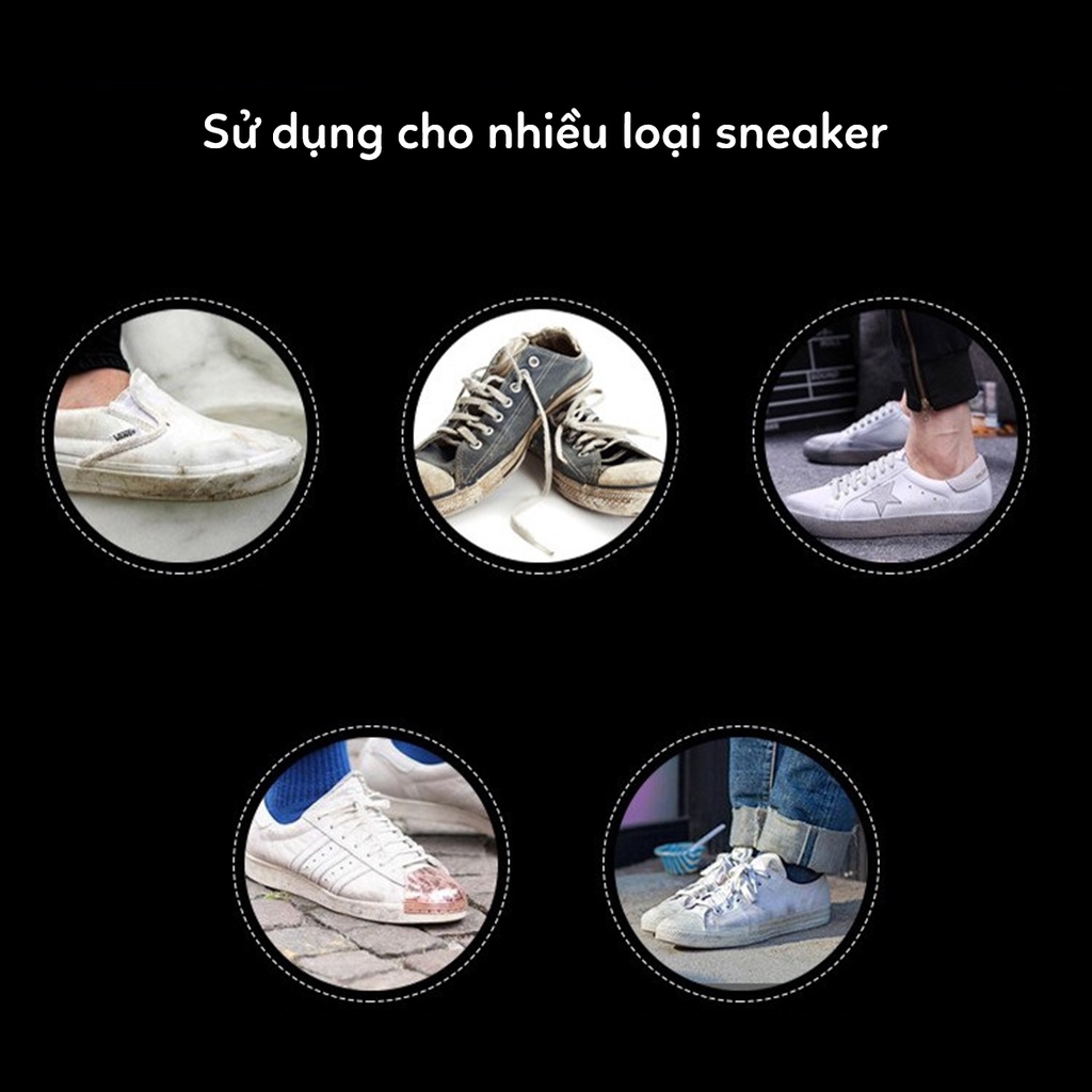 Chai xịt vệ sinh giày Sneaker 300ml Xịt bọt làm sạch giày