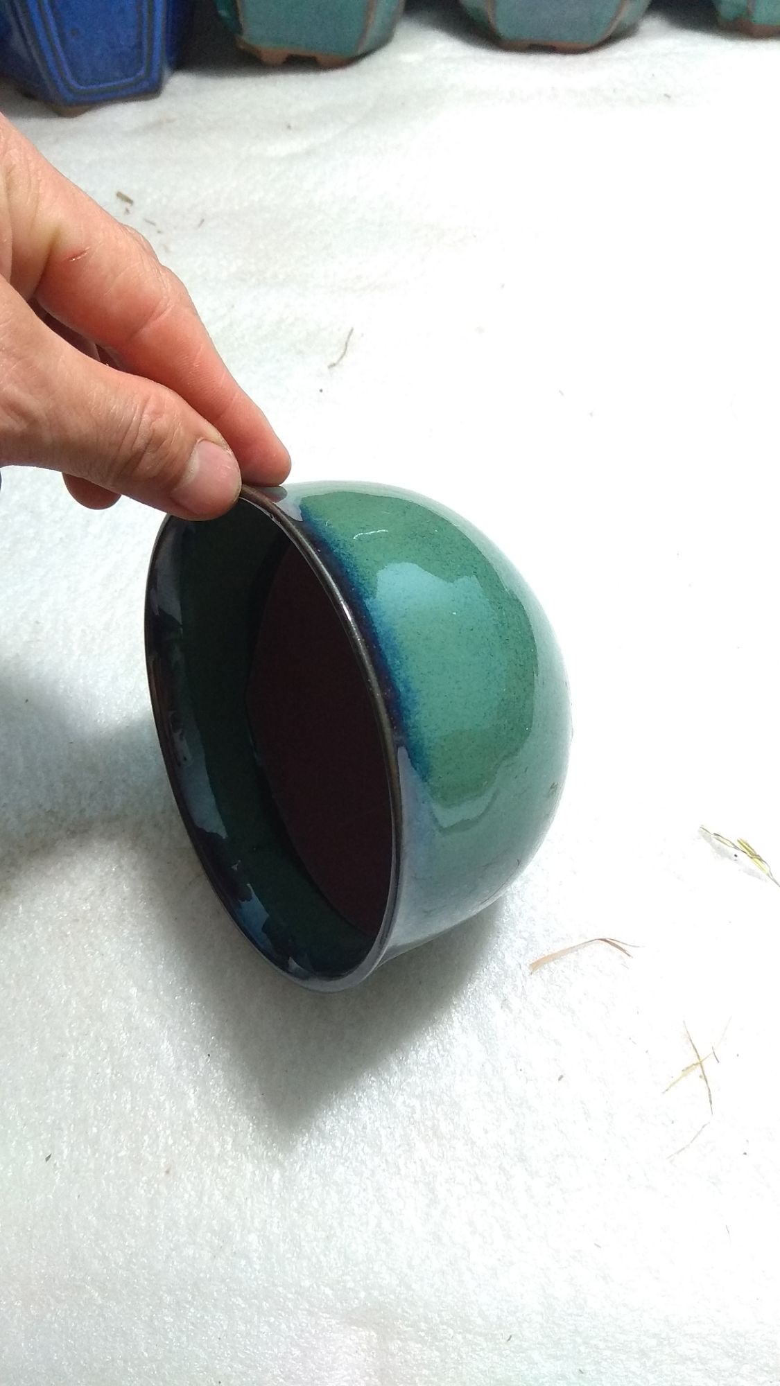 Chậu bonsai mini, Chậu bát tròn