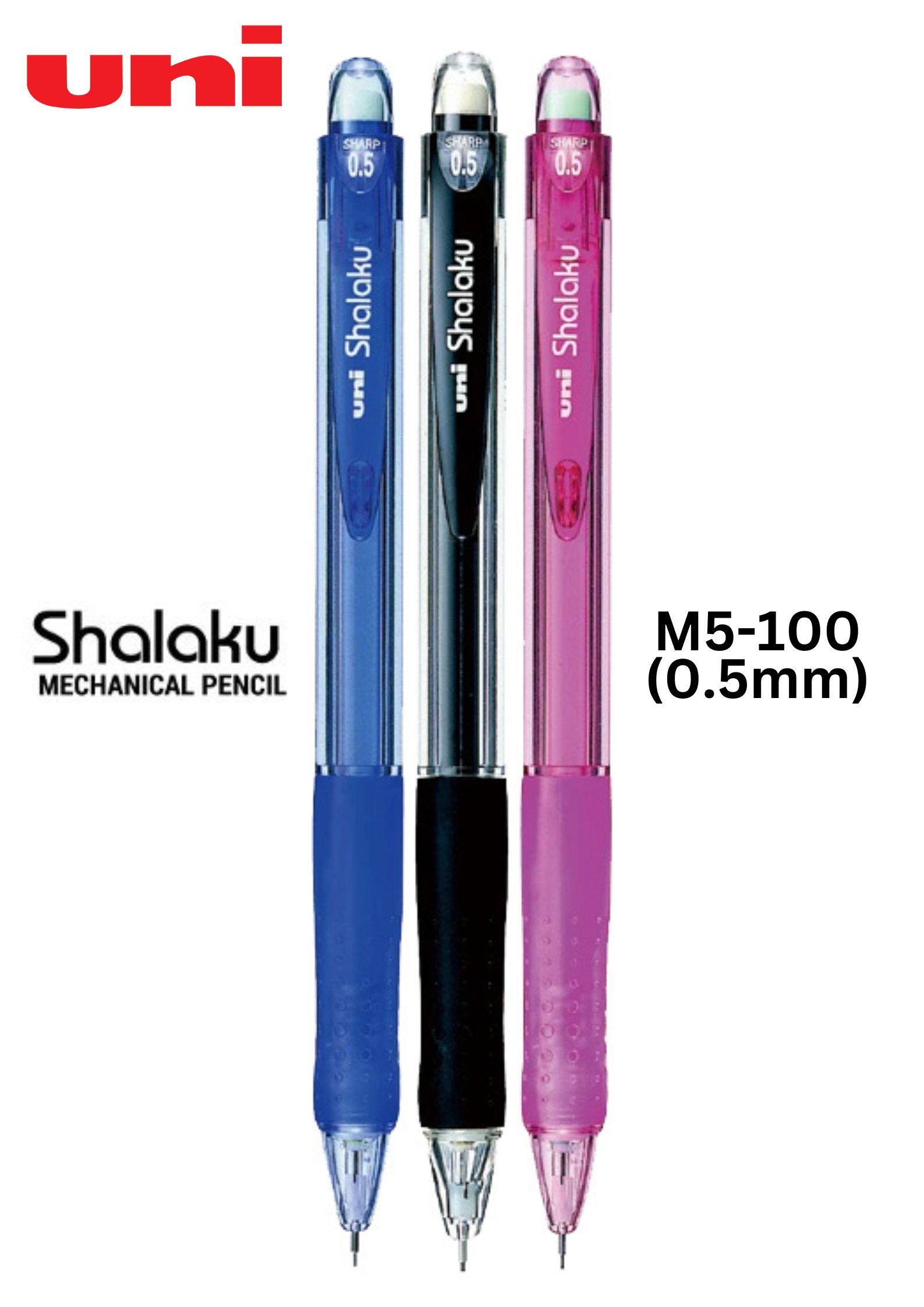 M5-100(0.5mm) UNI-BALL Shalaku Sharp Mechancial pencil