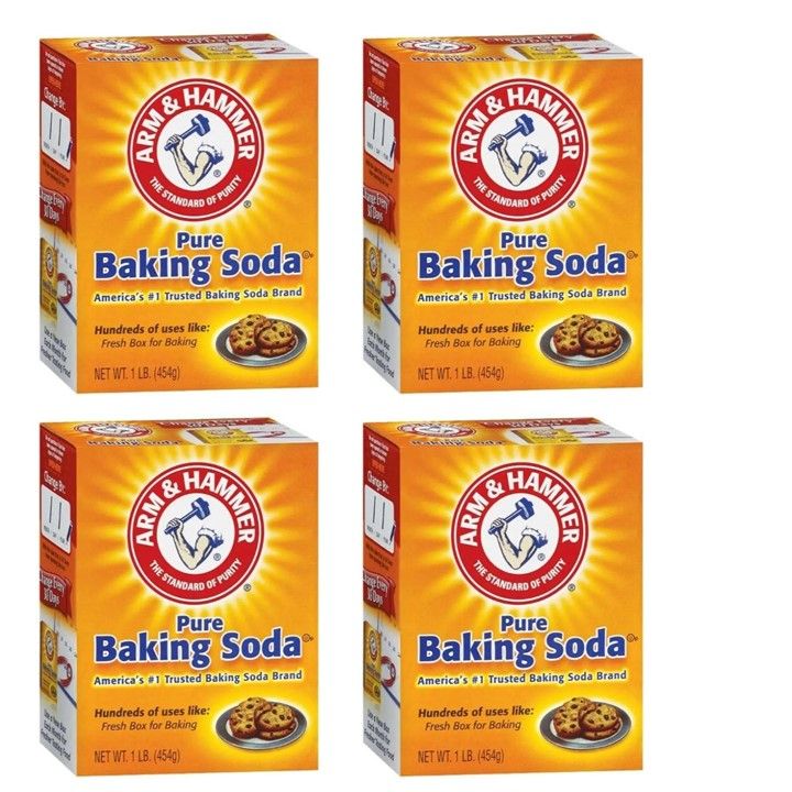 Combo 4 hộp Baking Soda đa công dụng 454gr Gia Phú