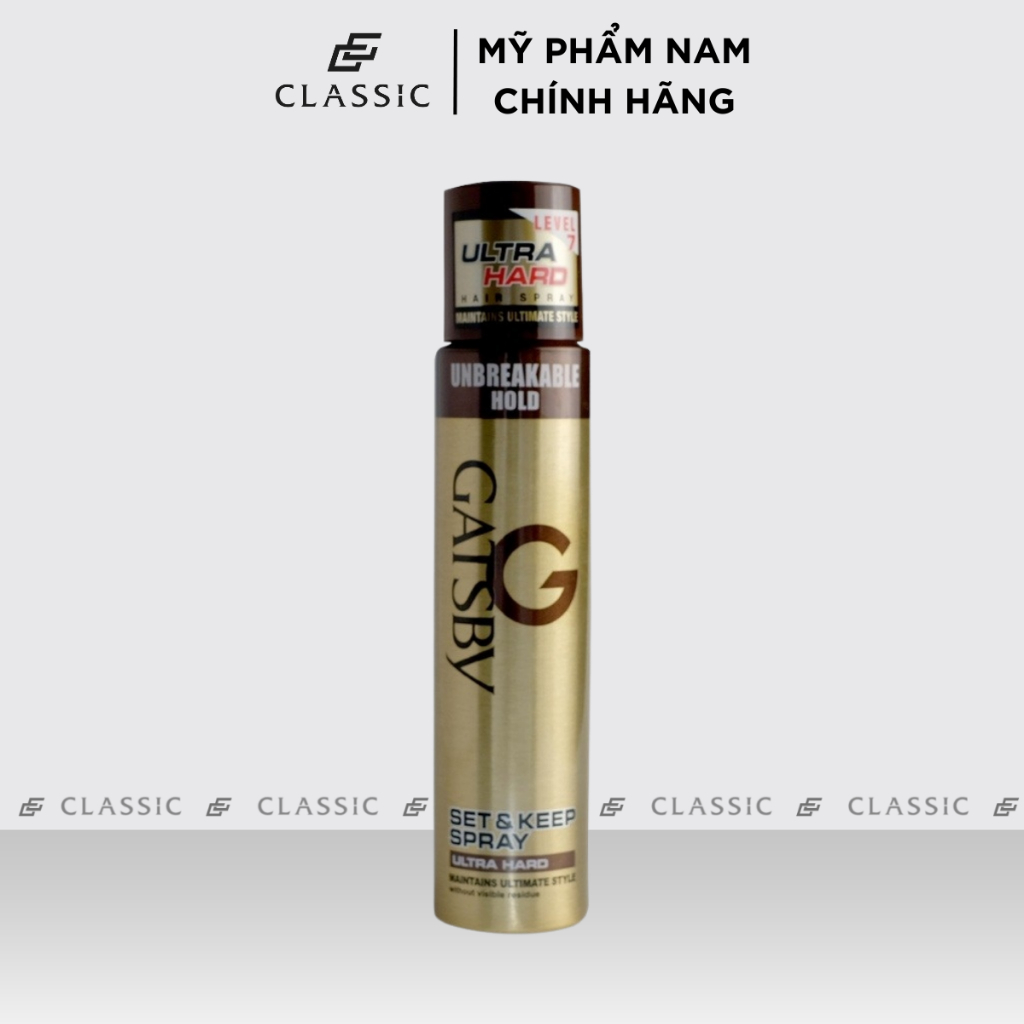 Gôm xịt giữ nếp gatsby 250ml