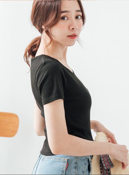 [HCM]Áo Thun Nữ Nữ Cổ Tròn Tay Ngắn