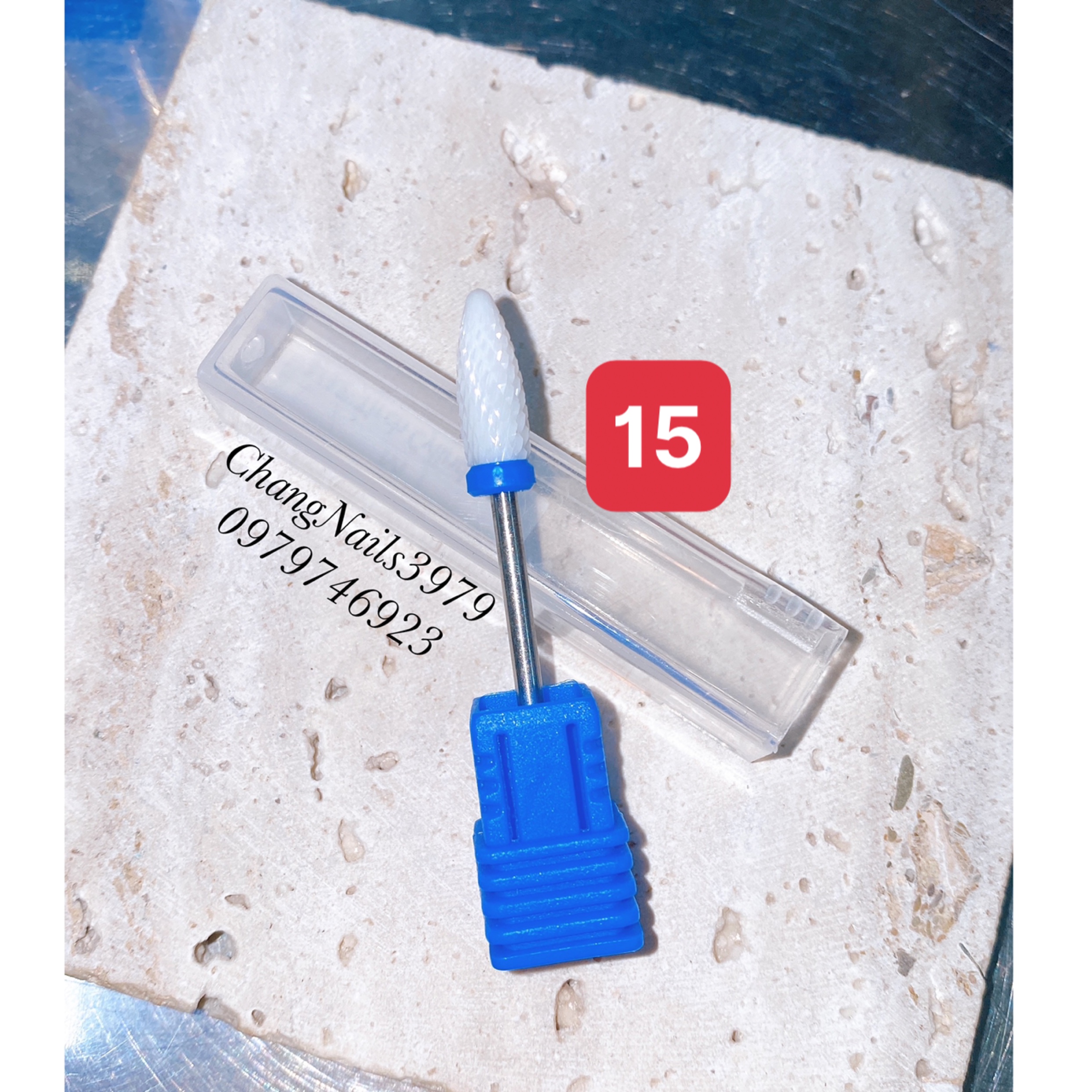 Đầu mài sứ - Đầu mài nhặt da nail - đầu mài da, mài khoé chất liệu sứ an toàn chuyên dụng cho dân làm móng
