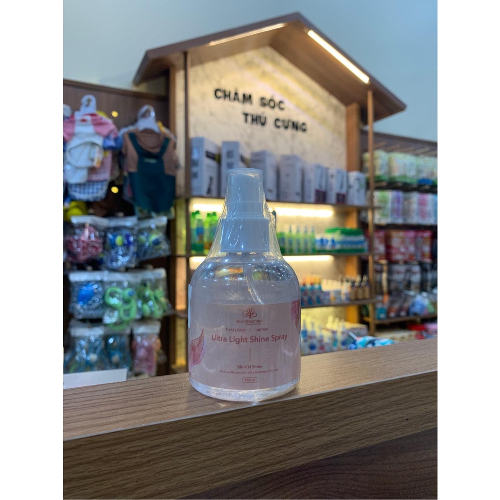 [Chính hãng] SILK CREATION (150ml) Dầu Thơm Ultra Light Shine Spray Cao Cấp Dành Cho Thú Cưng