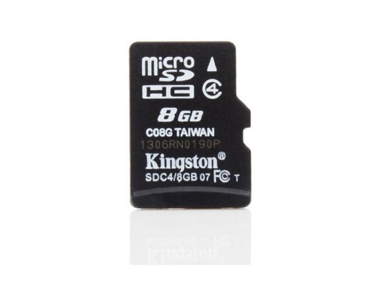 Thẻ nhớ Kingston MicroSD HC 8G Class 4 (Đen)