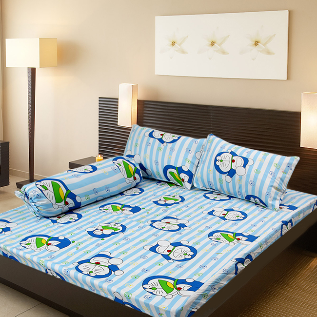 [HCM]Bộ Drap có  áo gối  Tencel vải nhập Hàn Quốc đỉnh cao mát mềm mại { drap và 3 áo gối}