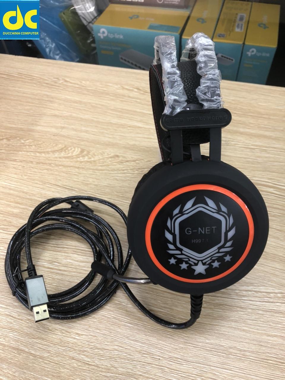 Tai Nghe G-Net H99 - 7.1 - Kết Nối Cổng USB