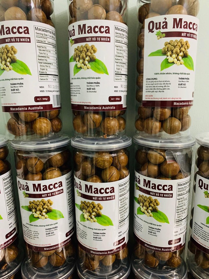 ❌❌ Hạt Macca Nứt Vỏ Tự Nhiên 500g