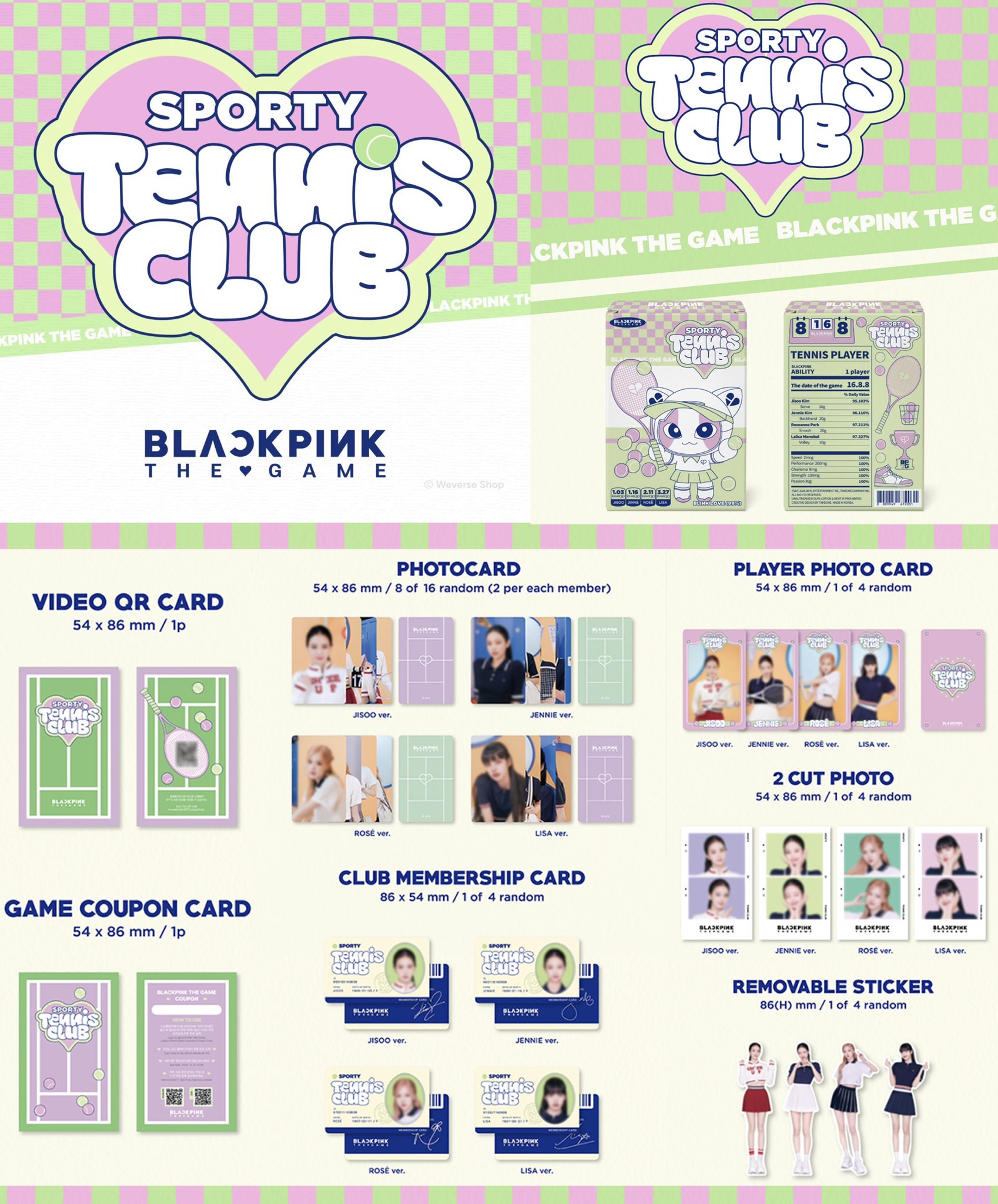 Bộ ảnh chơi game BLACKPINK - THE GAME card