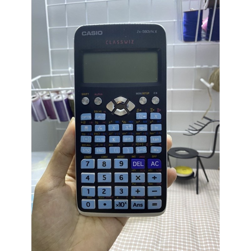 [HCM]Dán phím máy tính casio 580