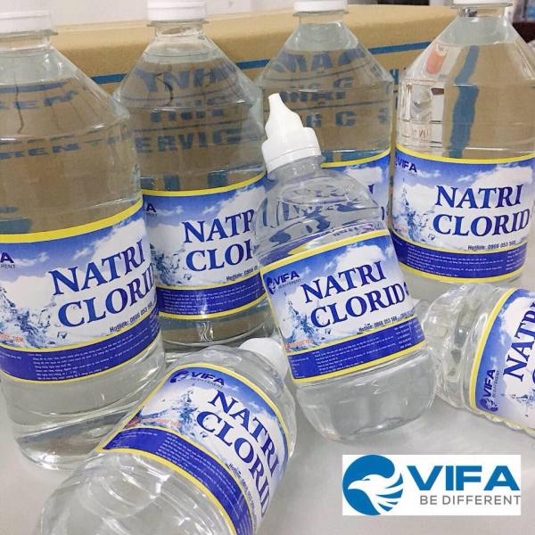Nước muối sinh lý Vifa 500ml - dùng để vệ sinh mũi, miệng