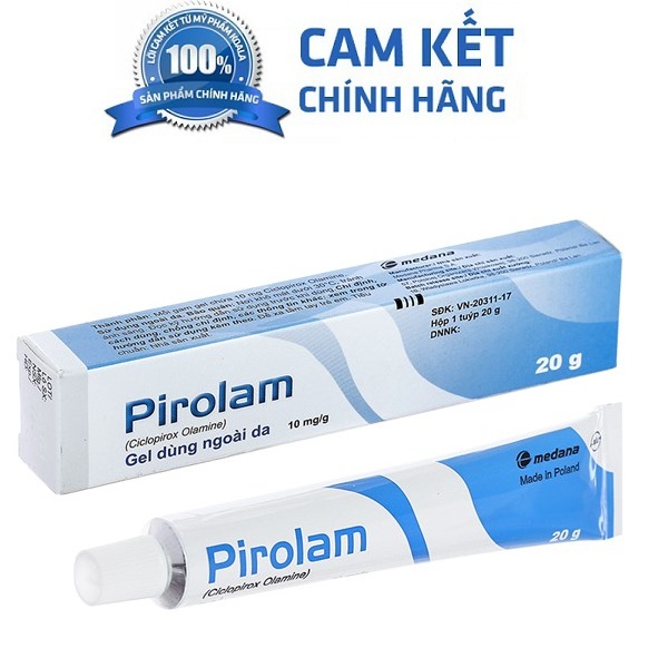 Pirolam 20g Gel bôi nấm da