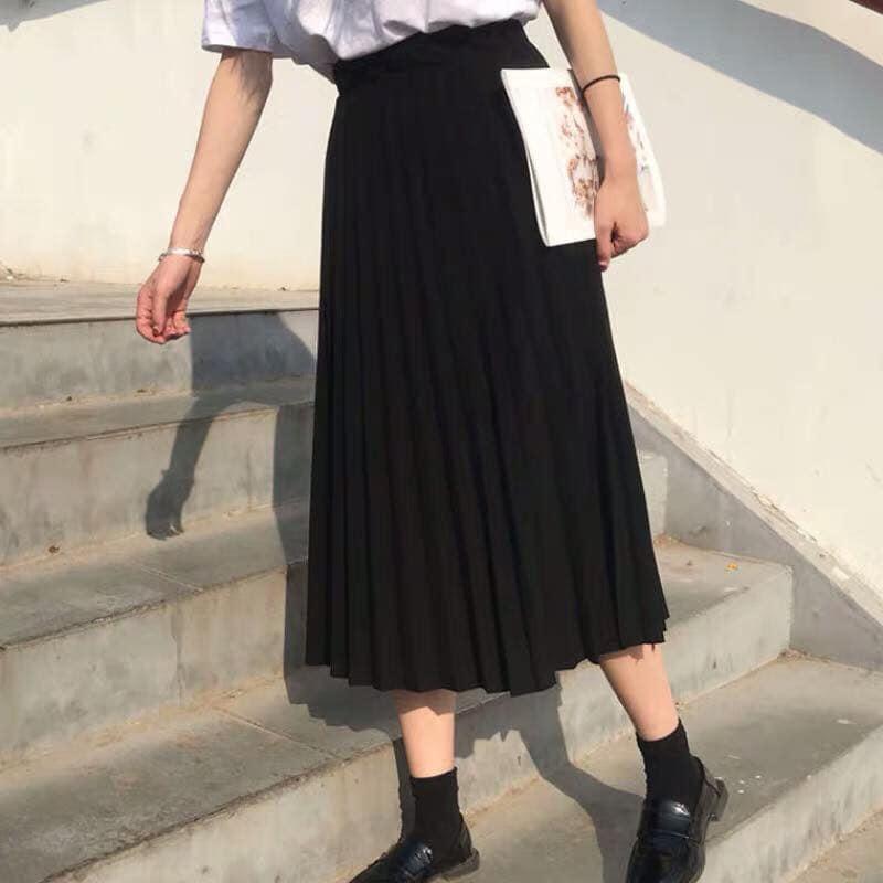 Chân Váy Xếp Li Hàn Basic
