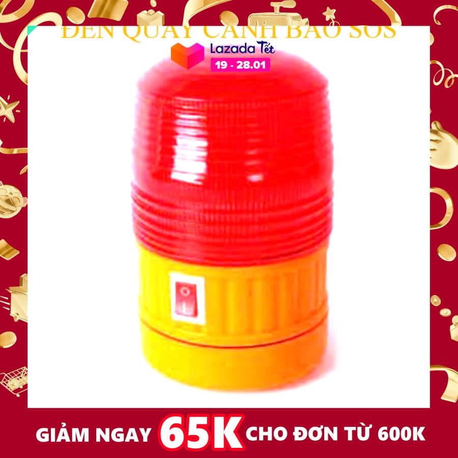 Đèn cảnh báo chạy pin cao cấp