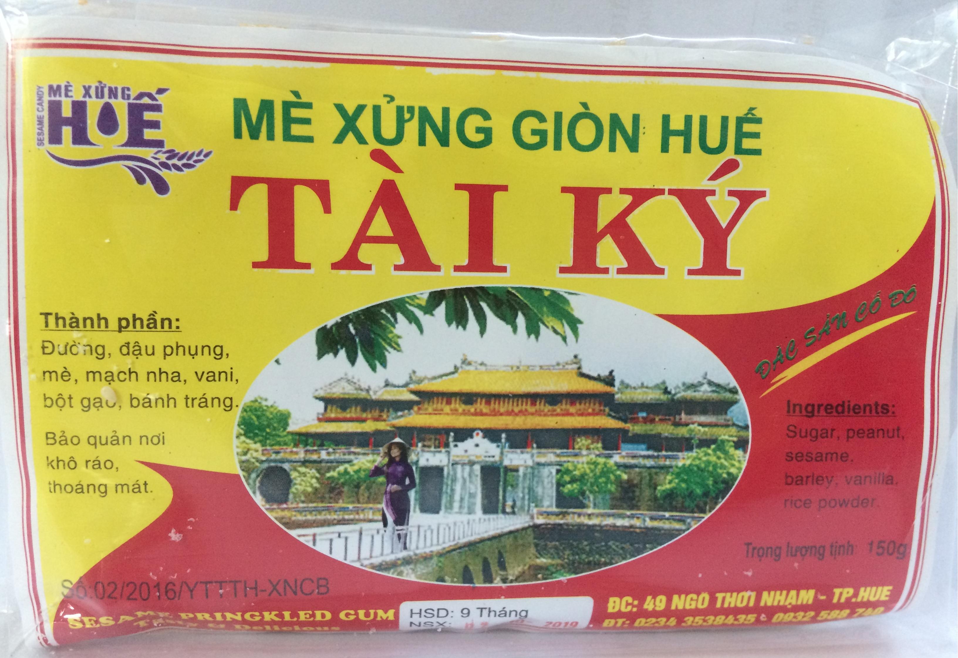 combo 10 kẹo mè xửng giòn Huế 100g