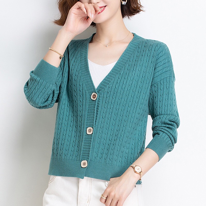 Áo Khoác len cardigan