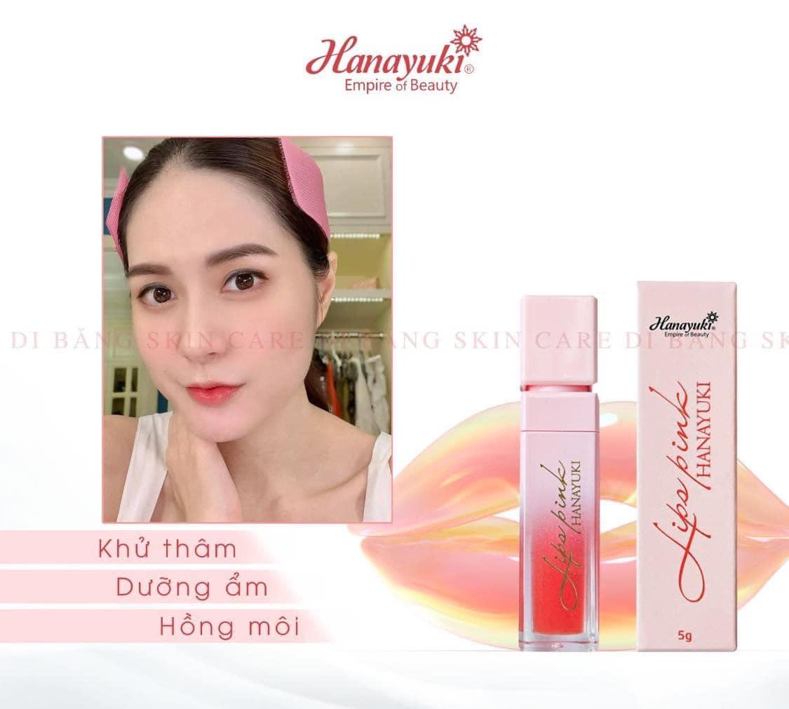 Son dưỡng môi Hanayuki Hồng môi hết thâm căng bóng