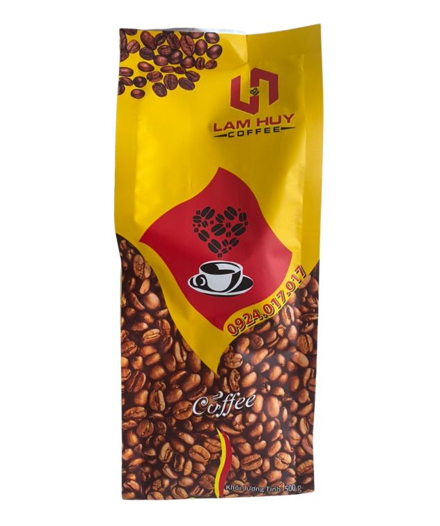 LAM HUY COFFEE - VỊ TRUYỀN THỐNG  - 500GR cà phê LAM HUY VÀNG rang xay
