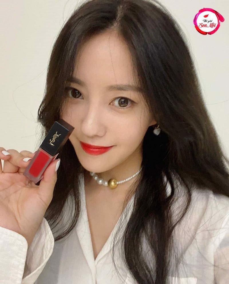 [ Chính Hãng ] Son Kem YSL Tatouage Cream 201 Đỏ Cam mini