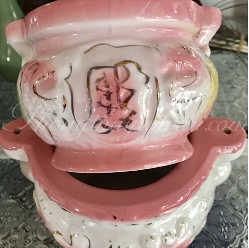 Lư hương gốm Hồng sen(2 size)