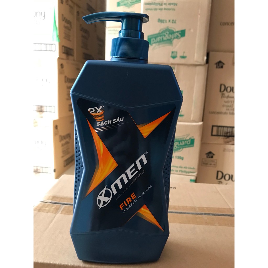 [HCM]Dầu Gội Nước Hoa XMen Fire Active - Thơm Mạnh Mẽ (650g)