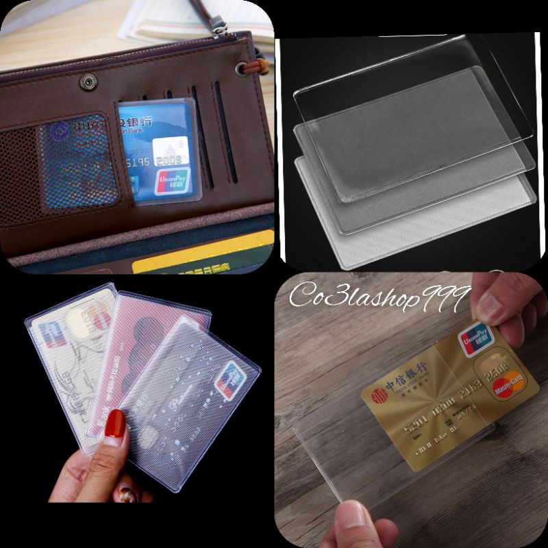 set 100 vỏ bọc thẻ ATM, căn cước công dân, thẻ siêu thị