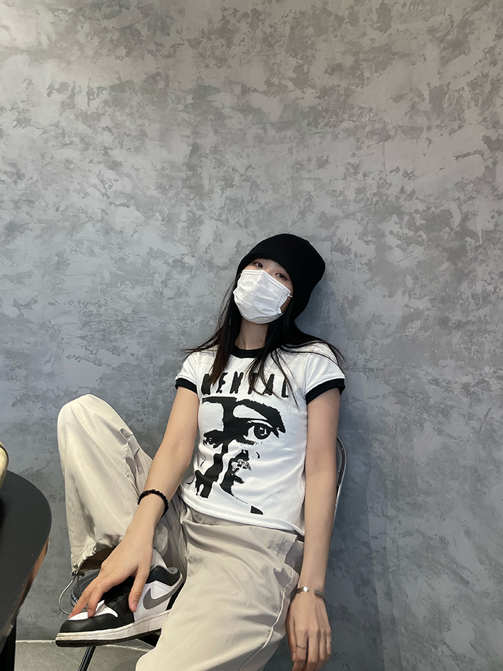 Áo Thun Tay Ngắn Nữ MENTAL® Vision Vintage Tee