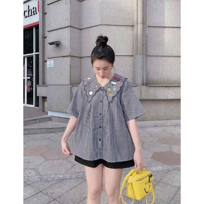 [Siêu sale] Áo bầu sơ mi☘️siêu mềm siêu mịn☘️mặc đi làm đi chơi đều được