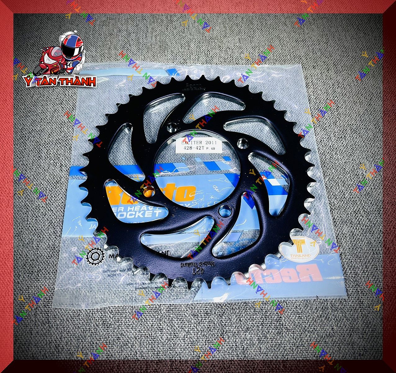Đĩa tải exciter 135 42T dùng cho exciter 150 đi cùi đĩa CNC MS15