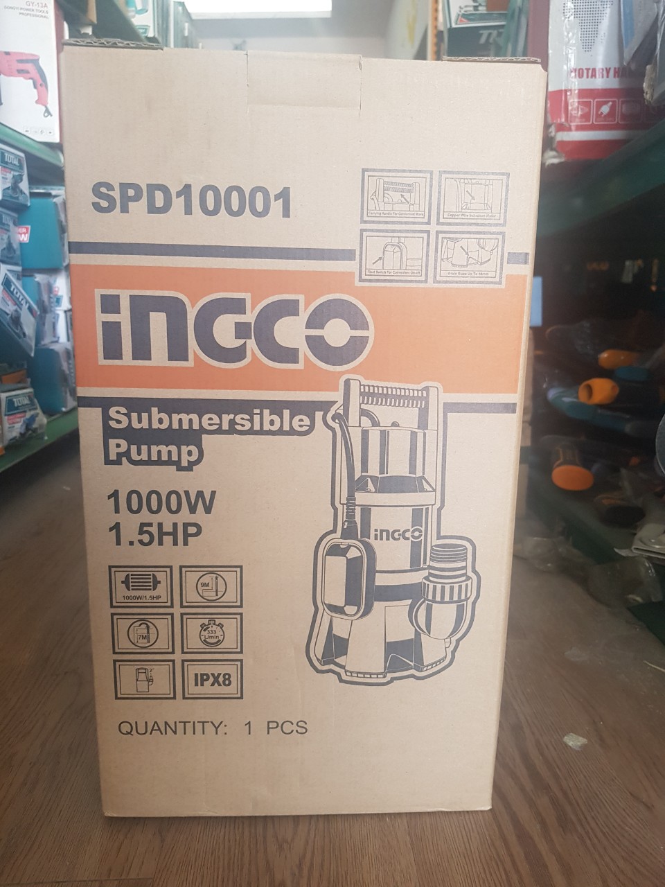 Máy bơm chìm nước thải ingco SPD10001