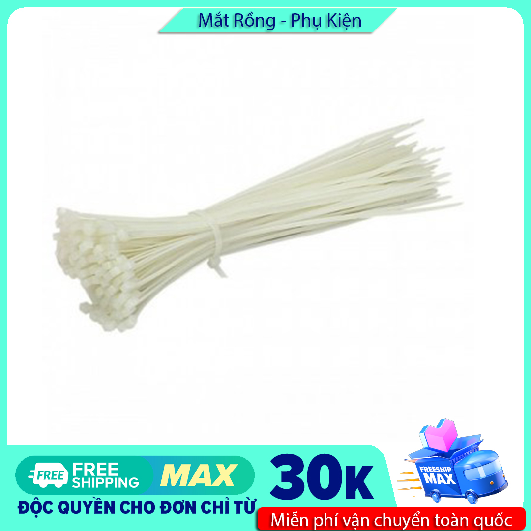 [2 bịch] Dây rút nhựa 10cm,15cm, 20cm (chọn kích thước khi đặt hàng)