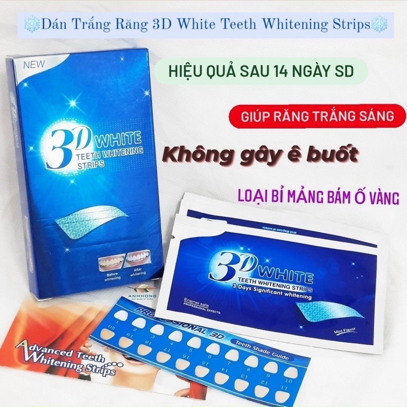 Stickers white teeth convenience 3D White teeth whitening strips