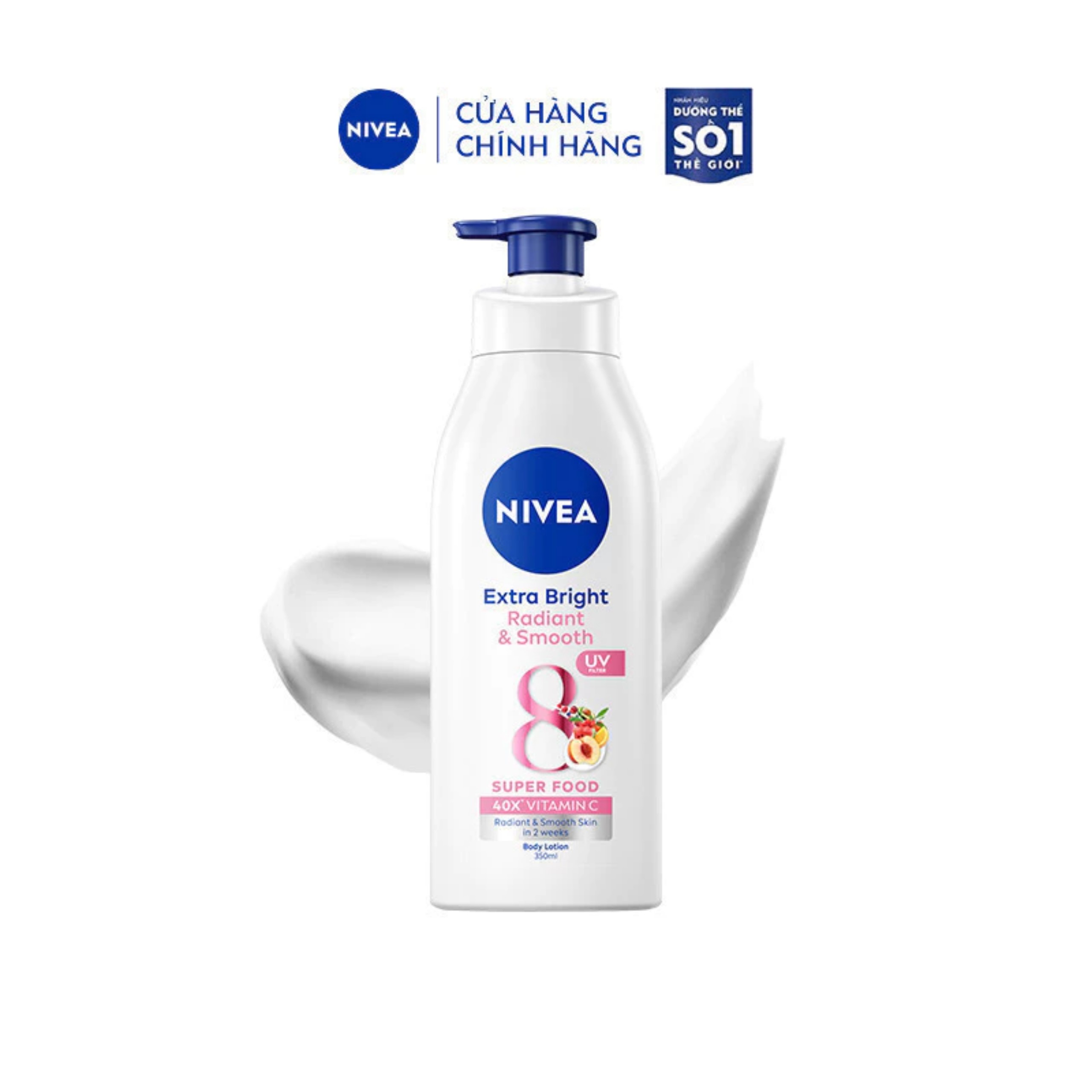 DƯỠNG BODY NIVEA EXTRA BRIGHT RADIANT & SMOOTH SUPER 350ML