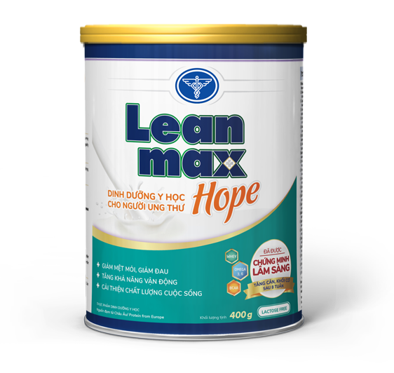 Sữa Bột LeanMax Hope Lon 900g ( Dinh dưỡng dành cho bệnh nhân Ung Thư)