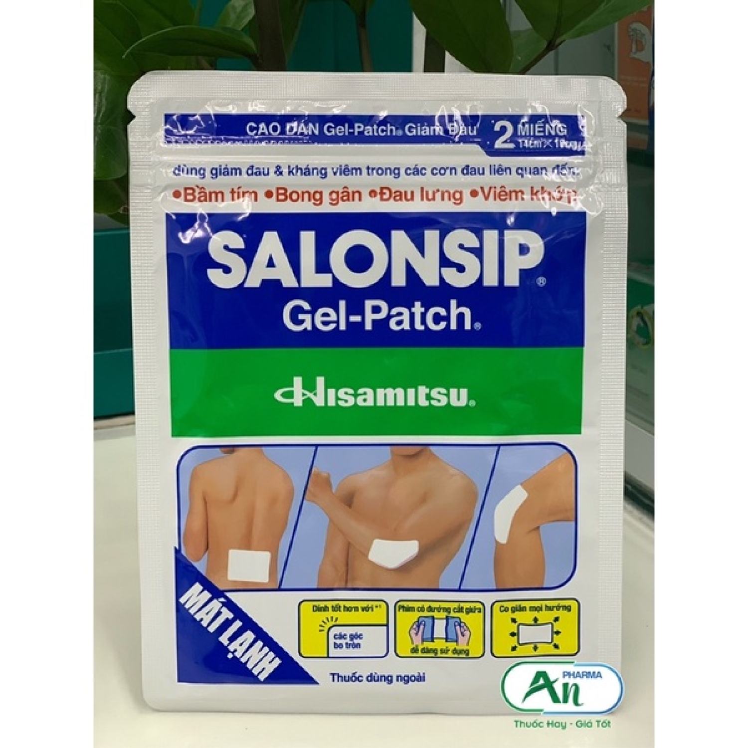CAO DÁN GIẢM ĐAU SALONPAS