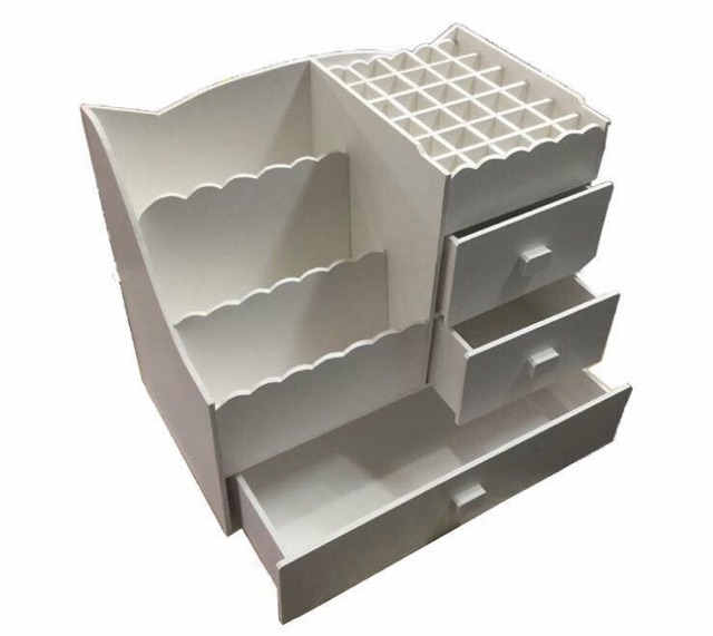 Kệ đựng Mỹ phẩm trắng sang trọng