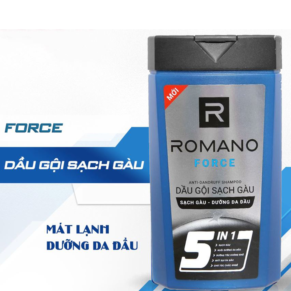 Dầu gội sạch gàu Romano Force 380g