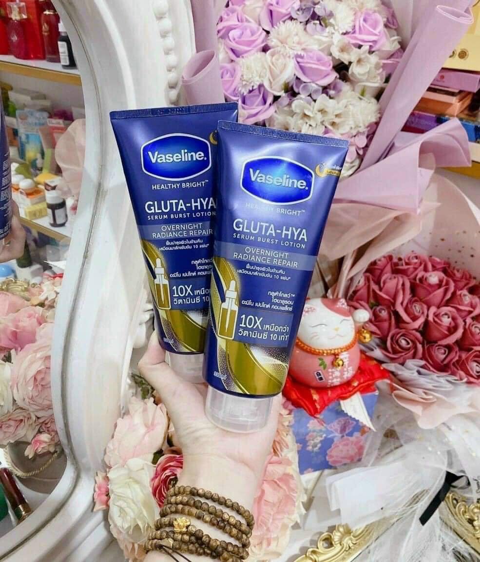 VASELINE GLUTA HYA OVERNIGHT 330ML - HÀNG THÁI LAN