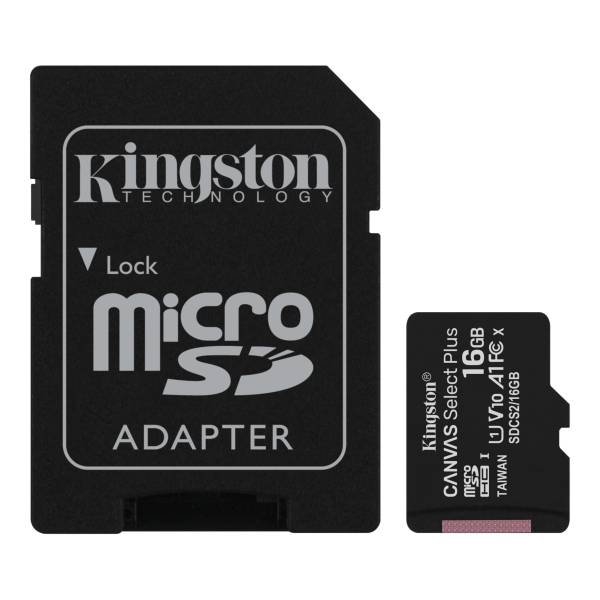 Thẻ nhớ 16gb Kingston Tốc độ cao UHS1 Micro SDHC + Adapter - Hãng phân phối chính thức (PT)