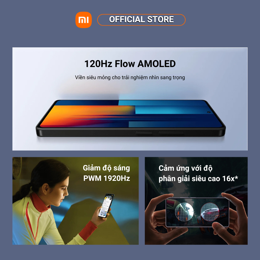 Điện thoại thông minh POCO M6 Pro (8+256GB | 12+512GB) | 120Hz AMOLED | Sạc 67W Pin 5000mAh | MTK Helio G99 Ultra