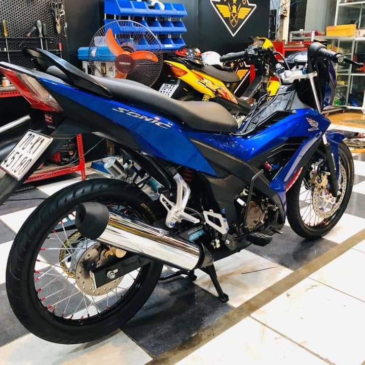 Decal tem chữ nổi sonic hàng zin cao cấp