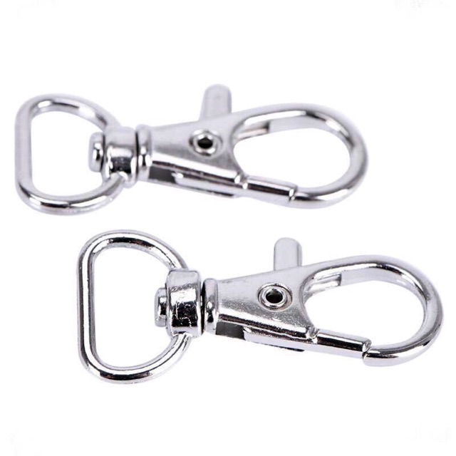 Móc Càng Cua inox gắn chìa khoá - handmade