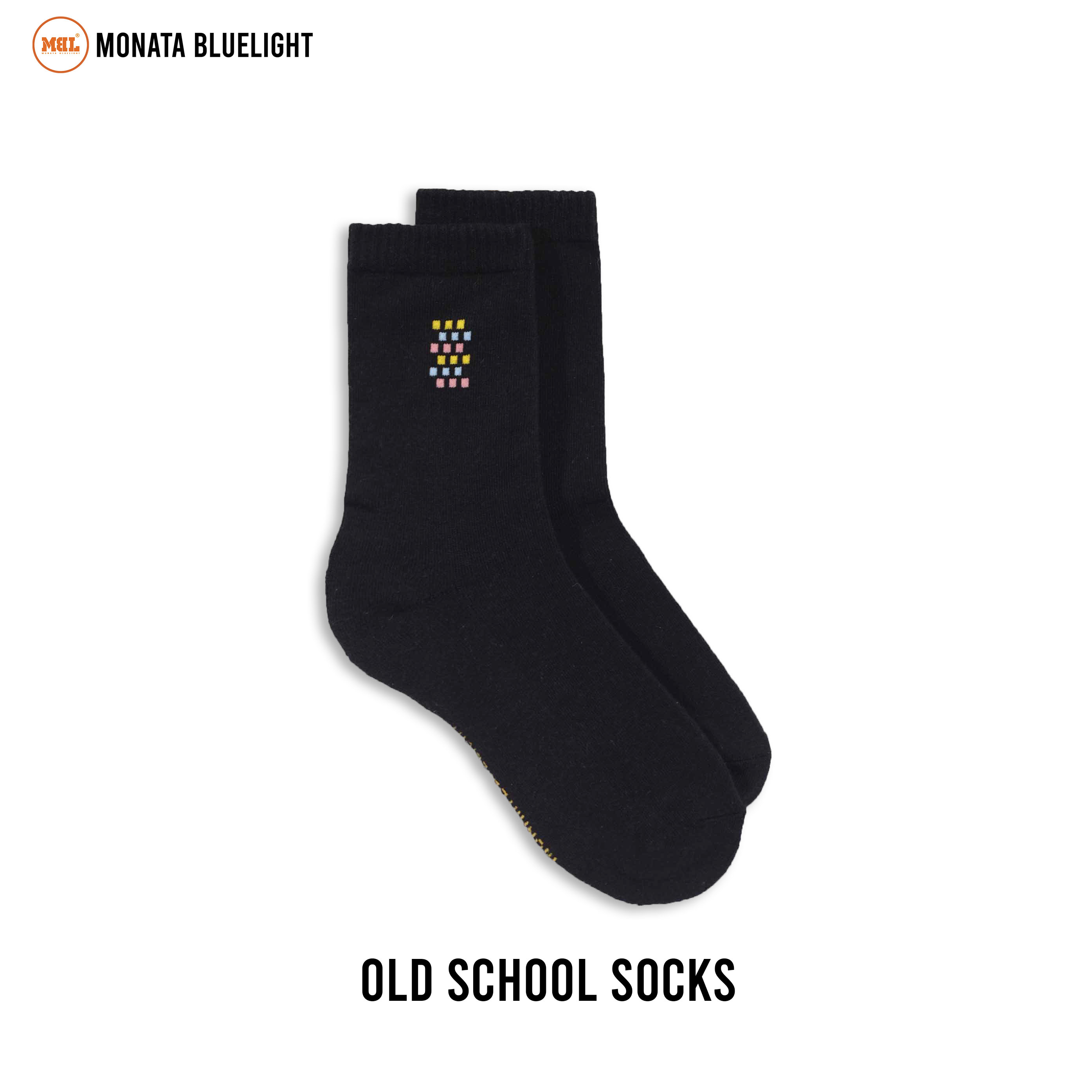 MONATA BLUELIGHT - Tất chân Old School Socks (Crew)