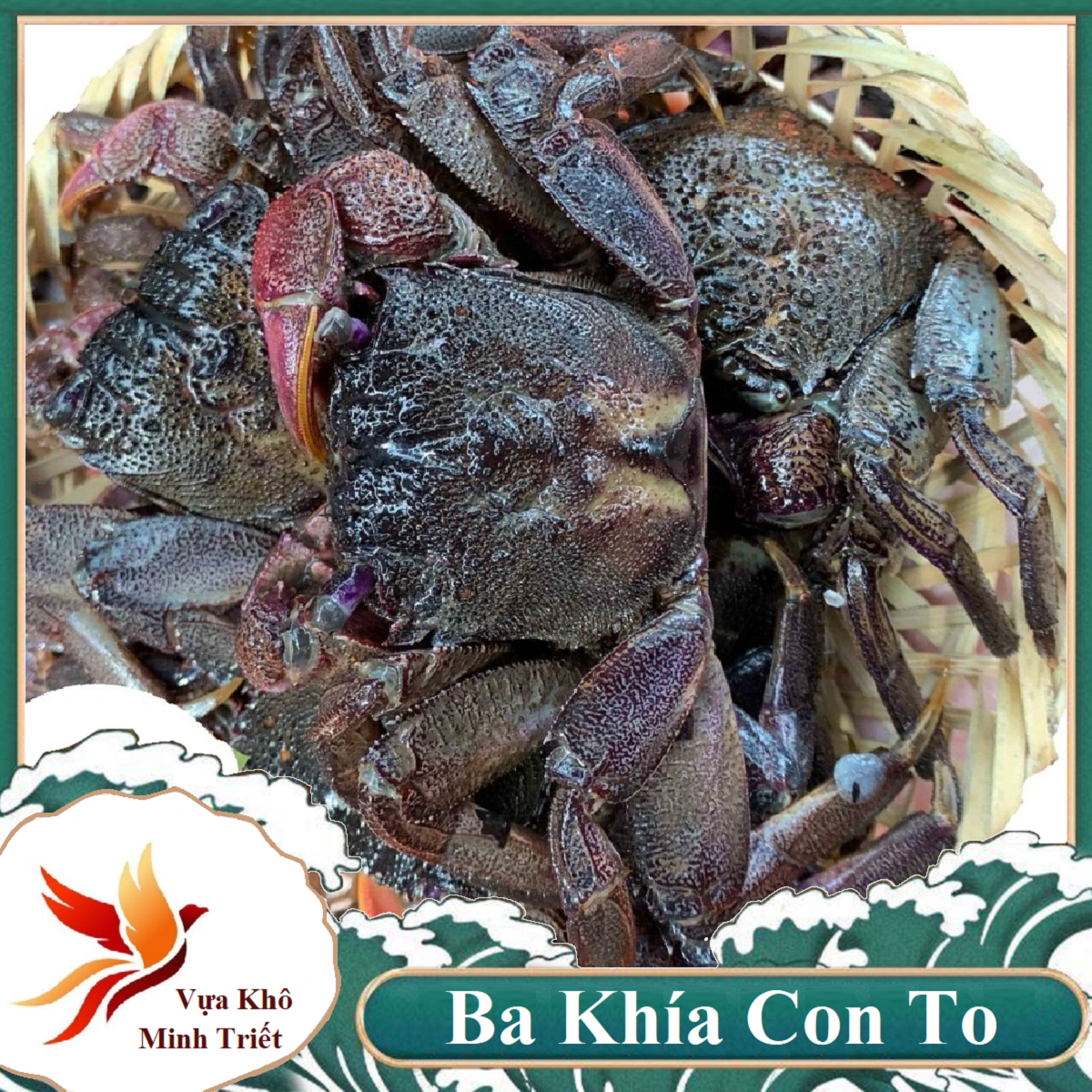 Mắm ba khía chính gốc Cà Mau - Loại nguyên con - VỰA KHÔ MINH TRIẾT