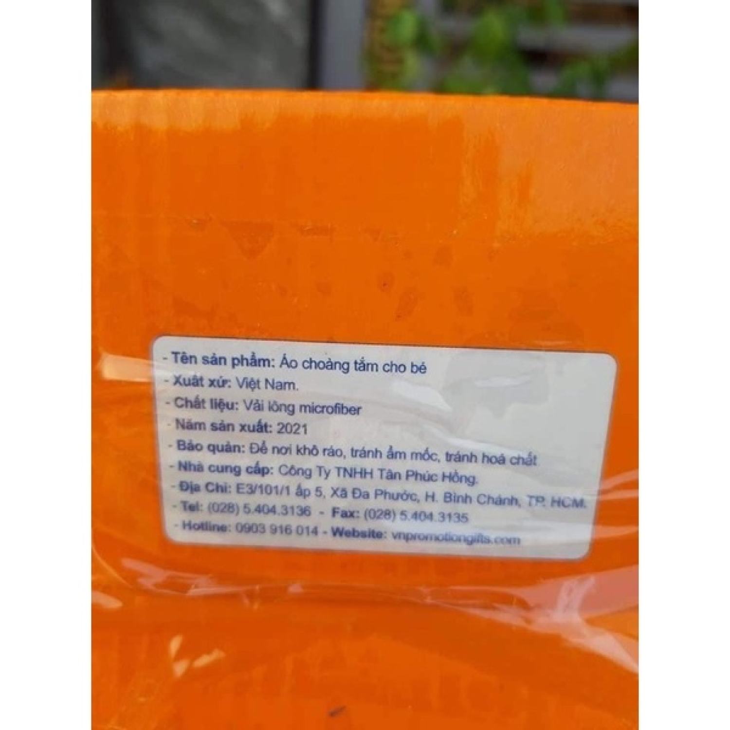 Áo choàng cho bé - hkm Grow