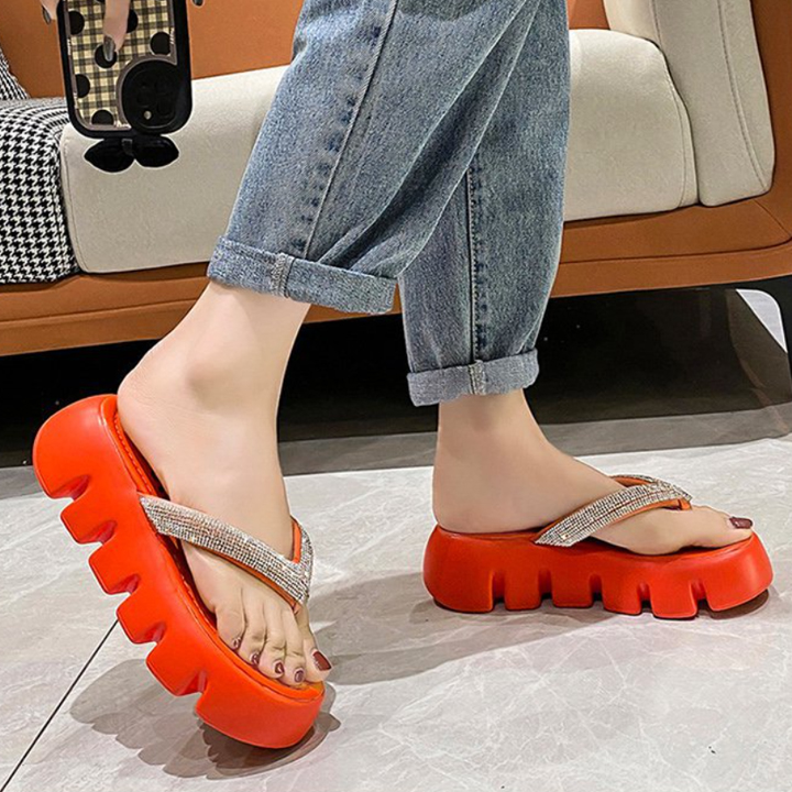 Dép xỏ ngón nữ quai đá xinh  X199-0500