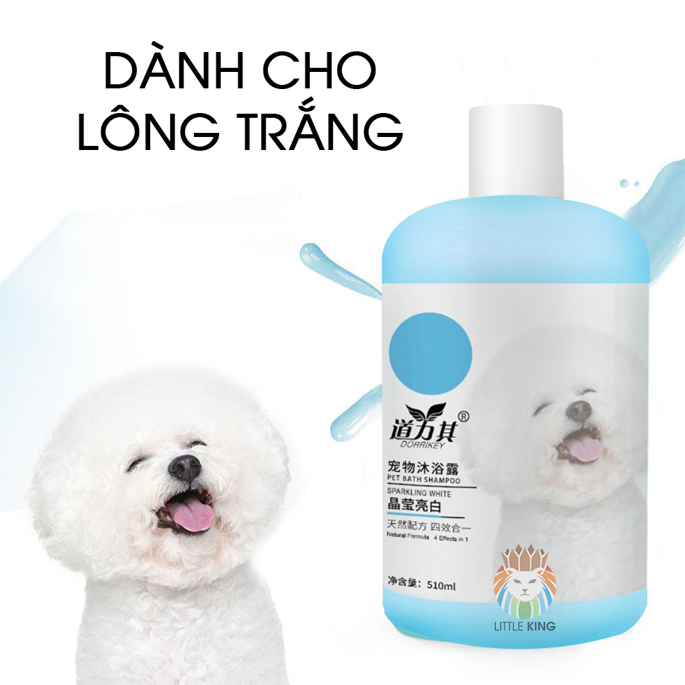 Sữa tắm cho chó mèo Dorrikey 510ml sữa tắm nước hoa cho thú cưng lông