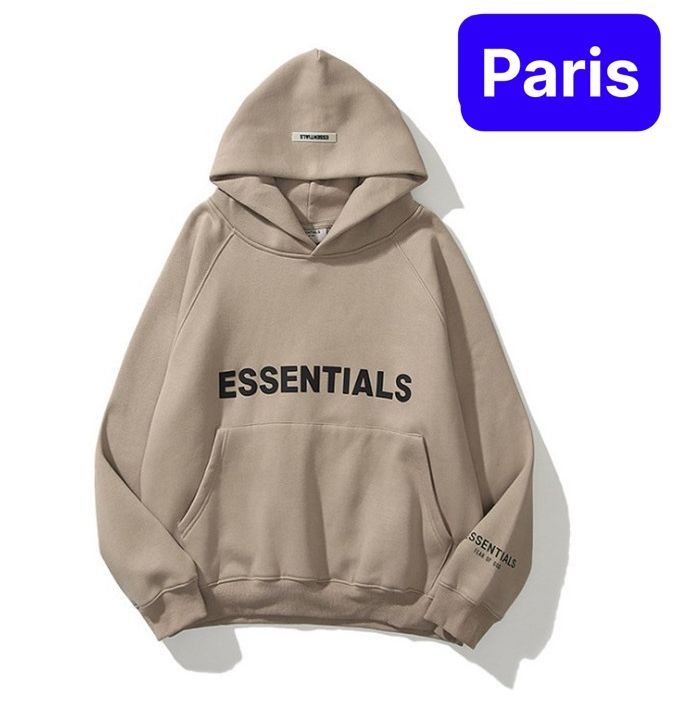 ÁO KHOÁC HOODIE NAM NỮ CHẤT NỈ CAO CẤP ESSENTIALS VẢI DÀY PHOM FROM RỘNG CHỐNG NẮNG NÓNG LẠNH THU ĐÔNG HÈ 1HITSHOP real   - PARIS FASHION