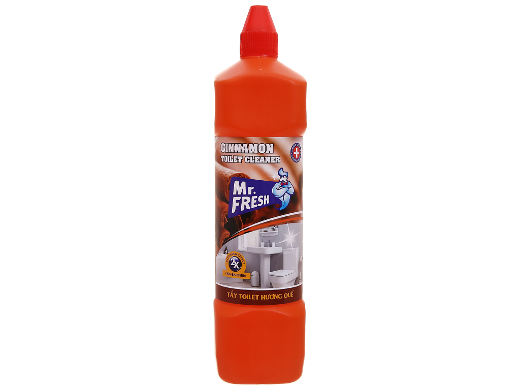 Nước tẩy bồn cầu Mr. Fresh Hàn Quốc 1L Hương Quế (Cam) - Tẩy bồn cầu - Nước vệ sinh toilet BH942