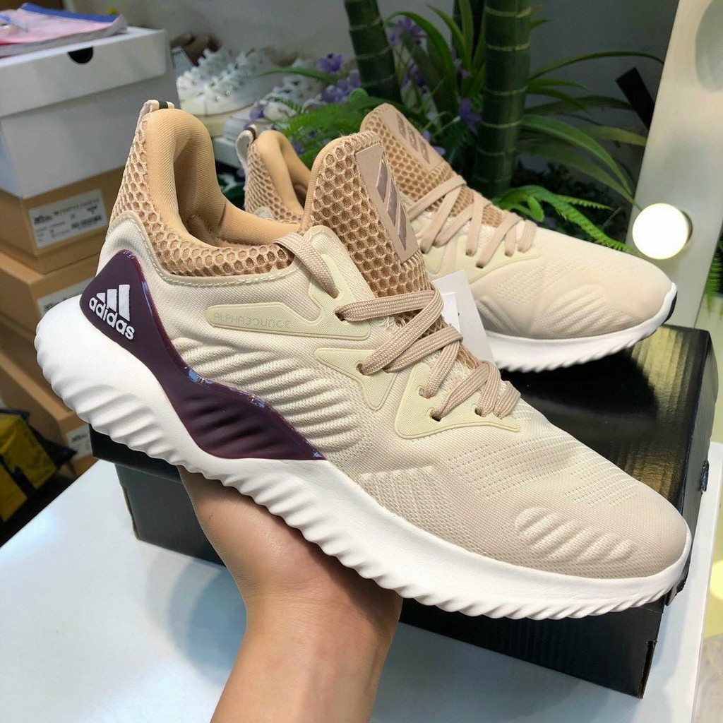 🔥 ẢNH THẬT 🔥 Giày alpha bounce kem nâu